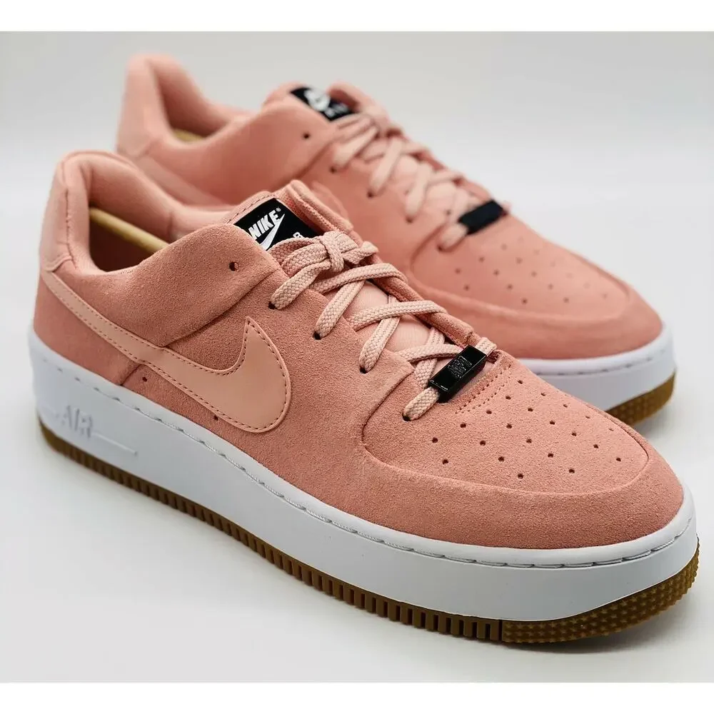 NEW Nike Air Force 1 Sage Low Coral Stardust White AR5339-603 Women’s Size Multi